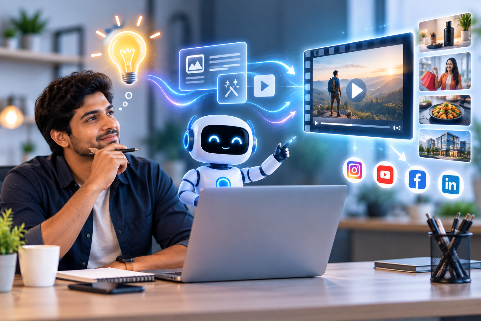 How Can AI Help Turn My Ideas Into Marketing Videos?